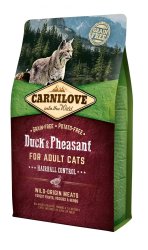 Carnilove Cat Adult Duck&Pheasant – Kacsa&Fácán - Hairball Control 2kg